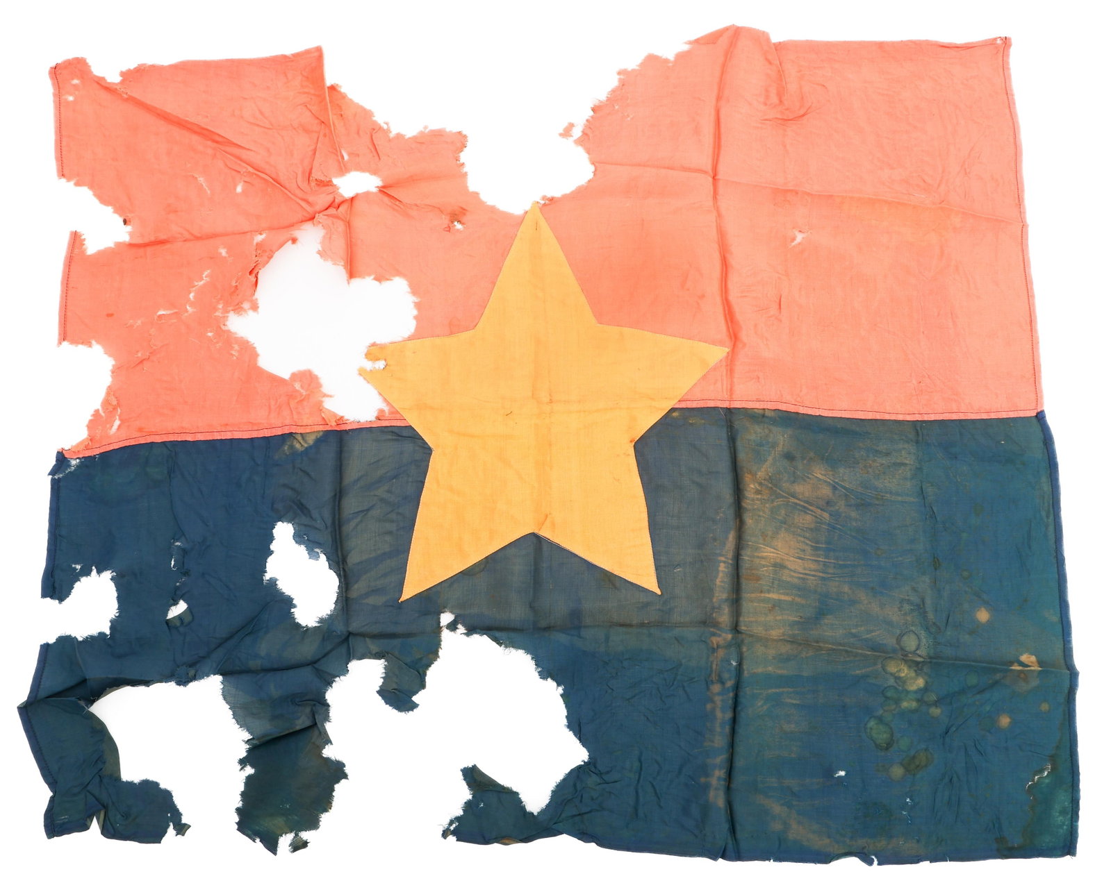 VIETNAM WAR NORTH VIETNAMESE BATTLE FLAG (1 of 15)