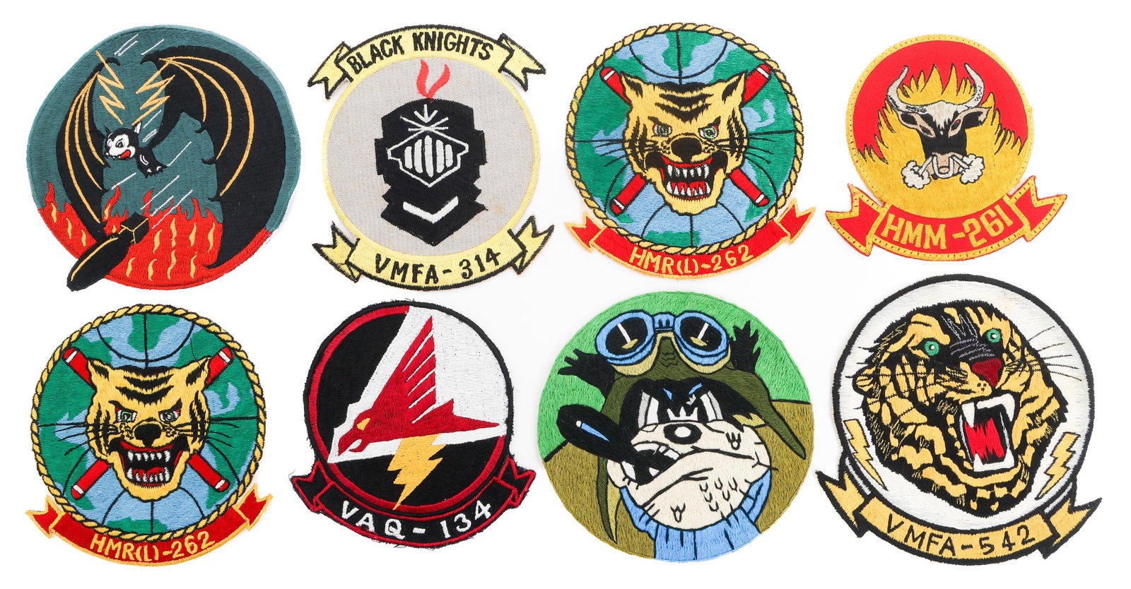 VIETNAM WAR US NAVY & MARINE CORP SQUADRON PATCHES (1 of 10)