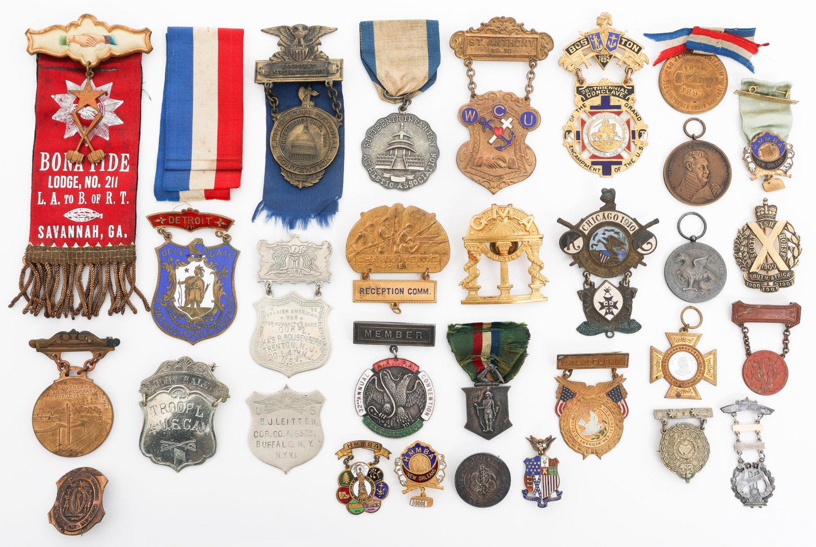 19th C. - WWI US & WORLD MILITARY & CIVIL MEDALS (1 of 18)