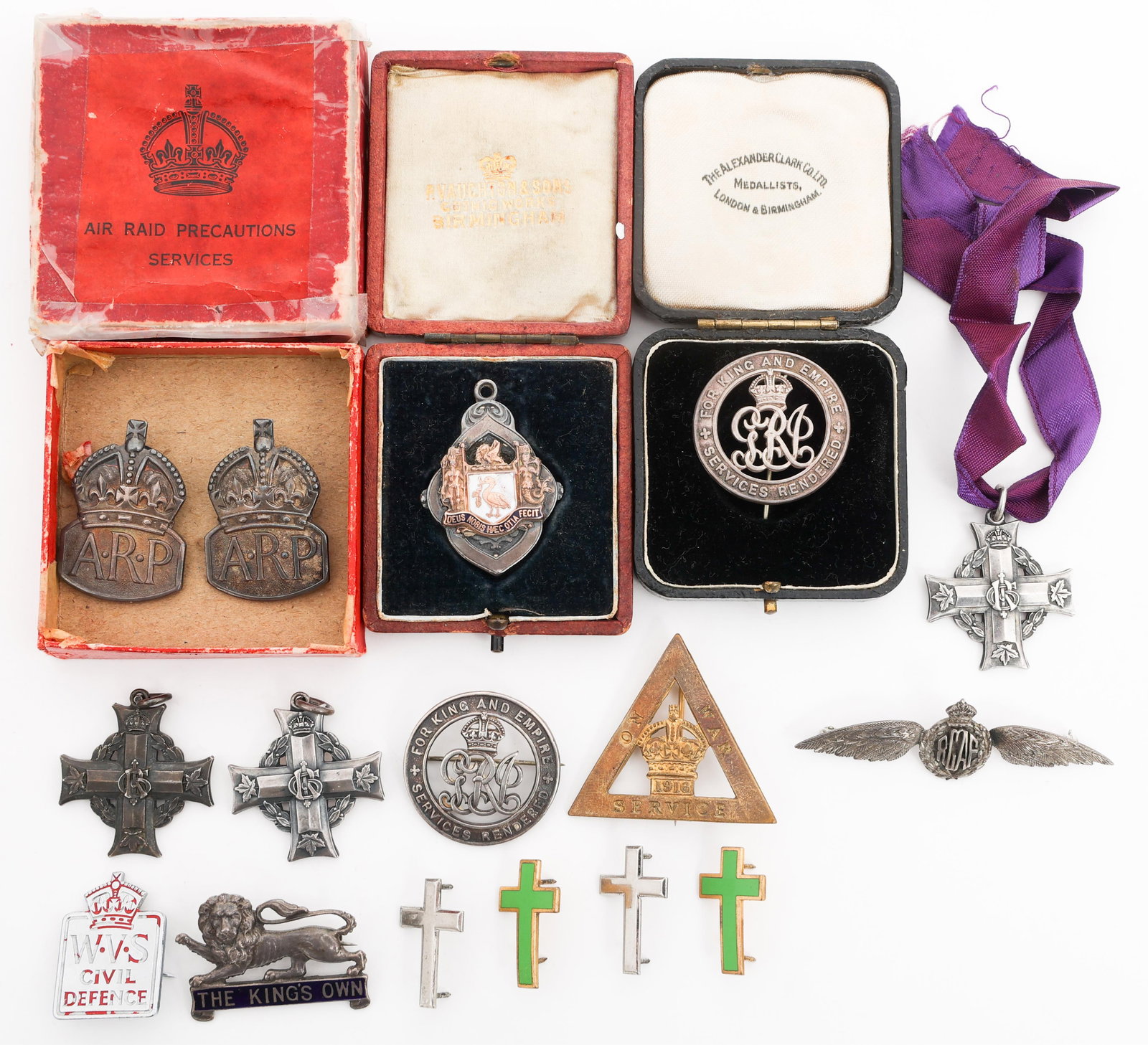 WWI - WWII BRITISH & COMMONWEALTH FORCES MEDALS (1 of 17)