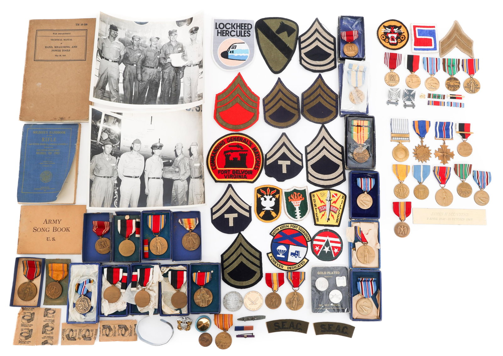 WWI - COLD WAR US ARMED FORCES MEDALS (1 of 20)