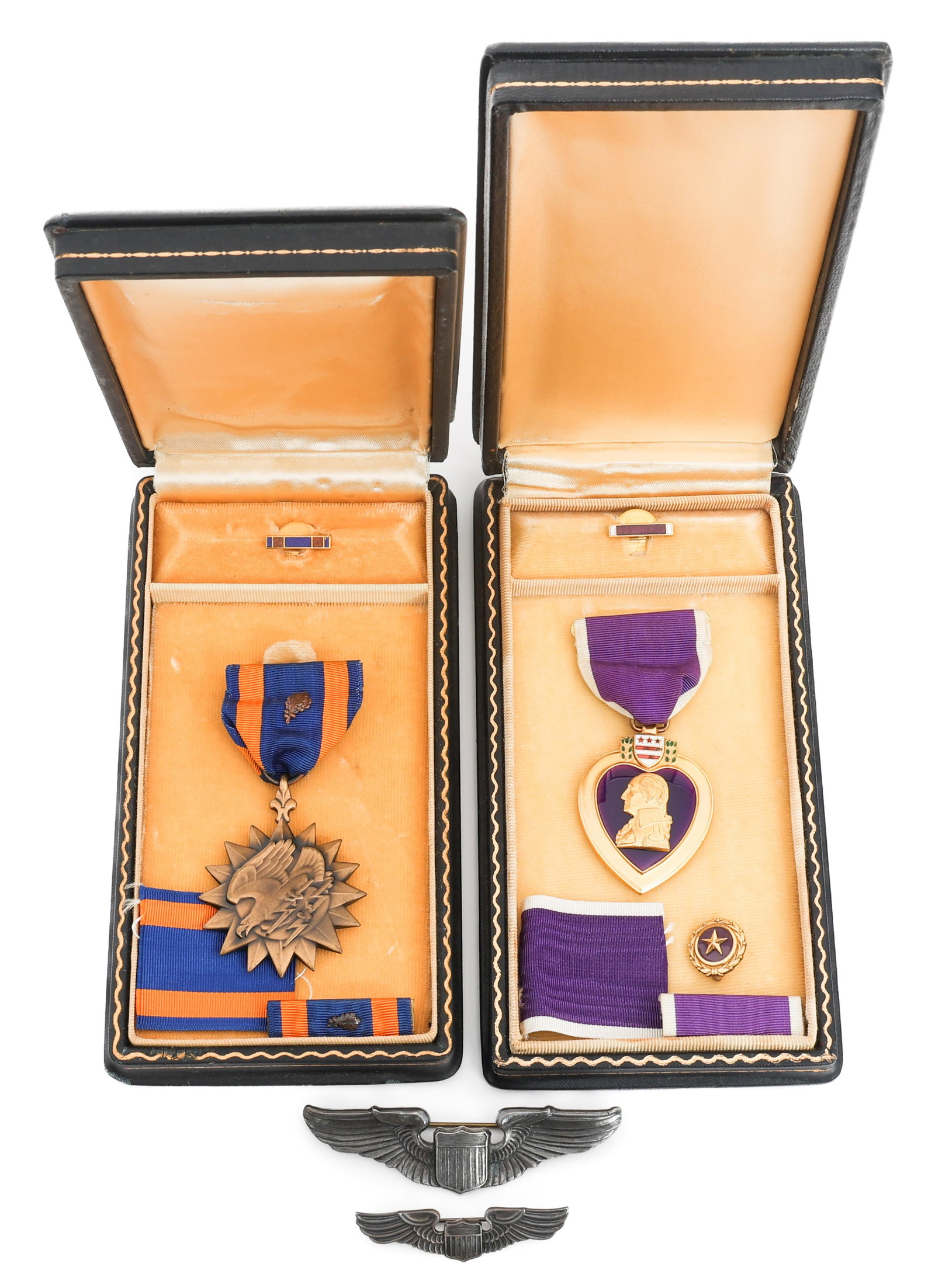 WWII AAF 510th BS KIA PILOT NAMED PH & AIR MEDALS (1 of 14)