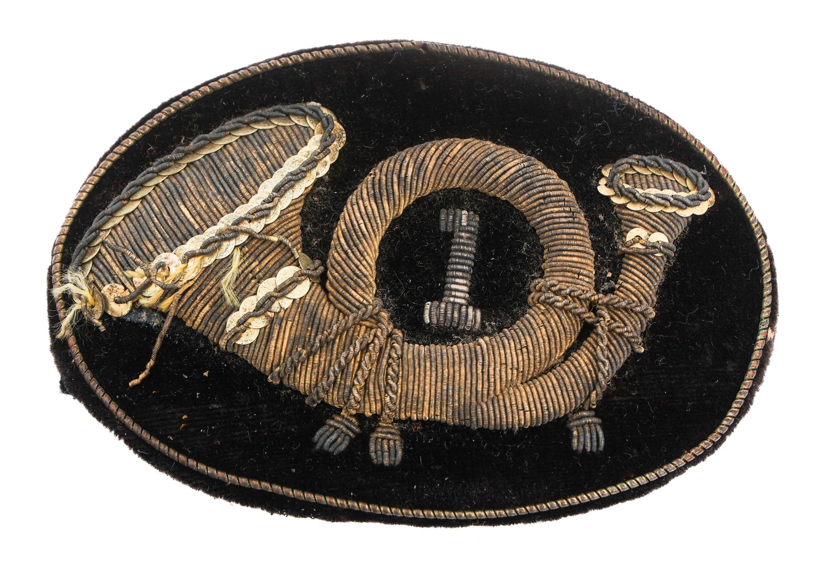 CIVIL WAR UNION ARMY INFANTRY BULLION CAP BADGE (1 of 2)