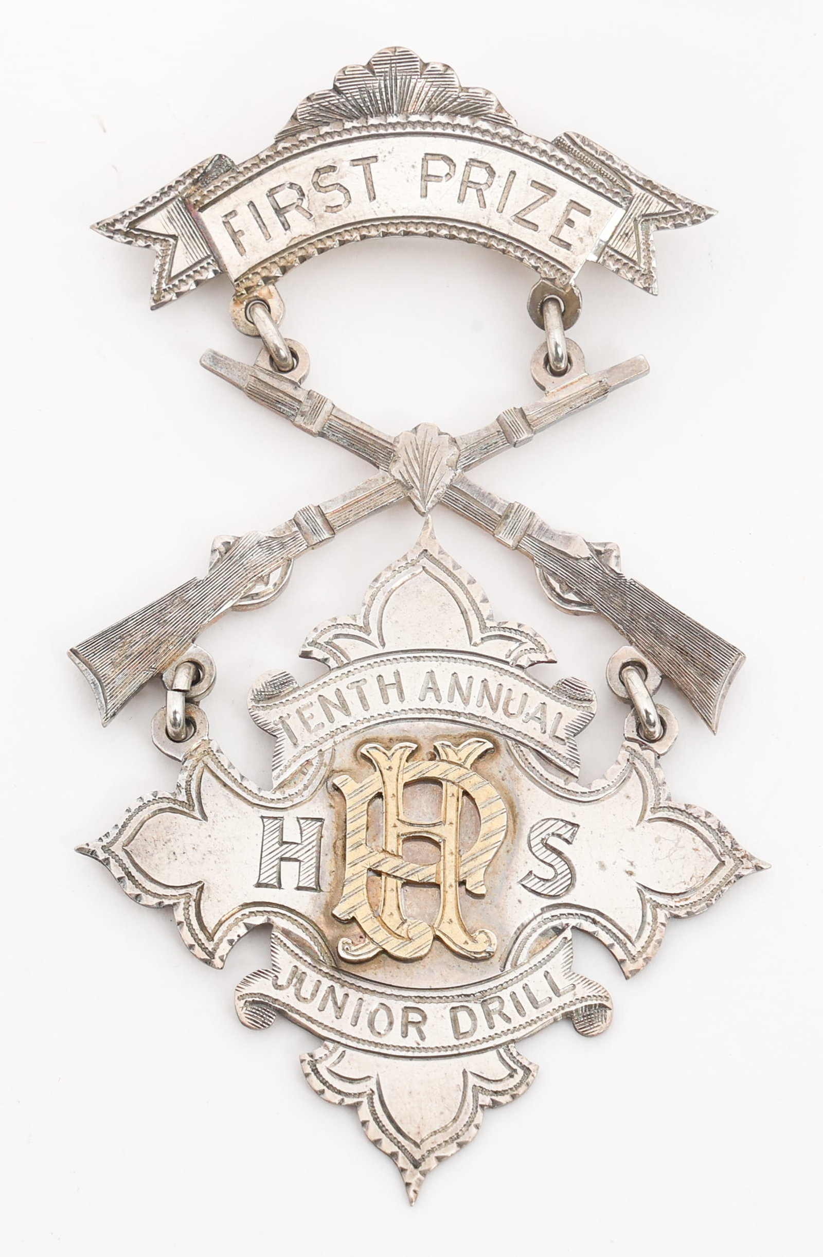 19th - 20th C. SILVER BADGES - 6