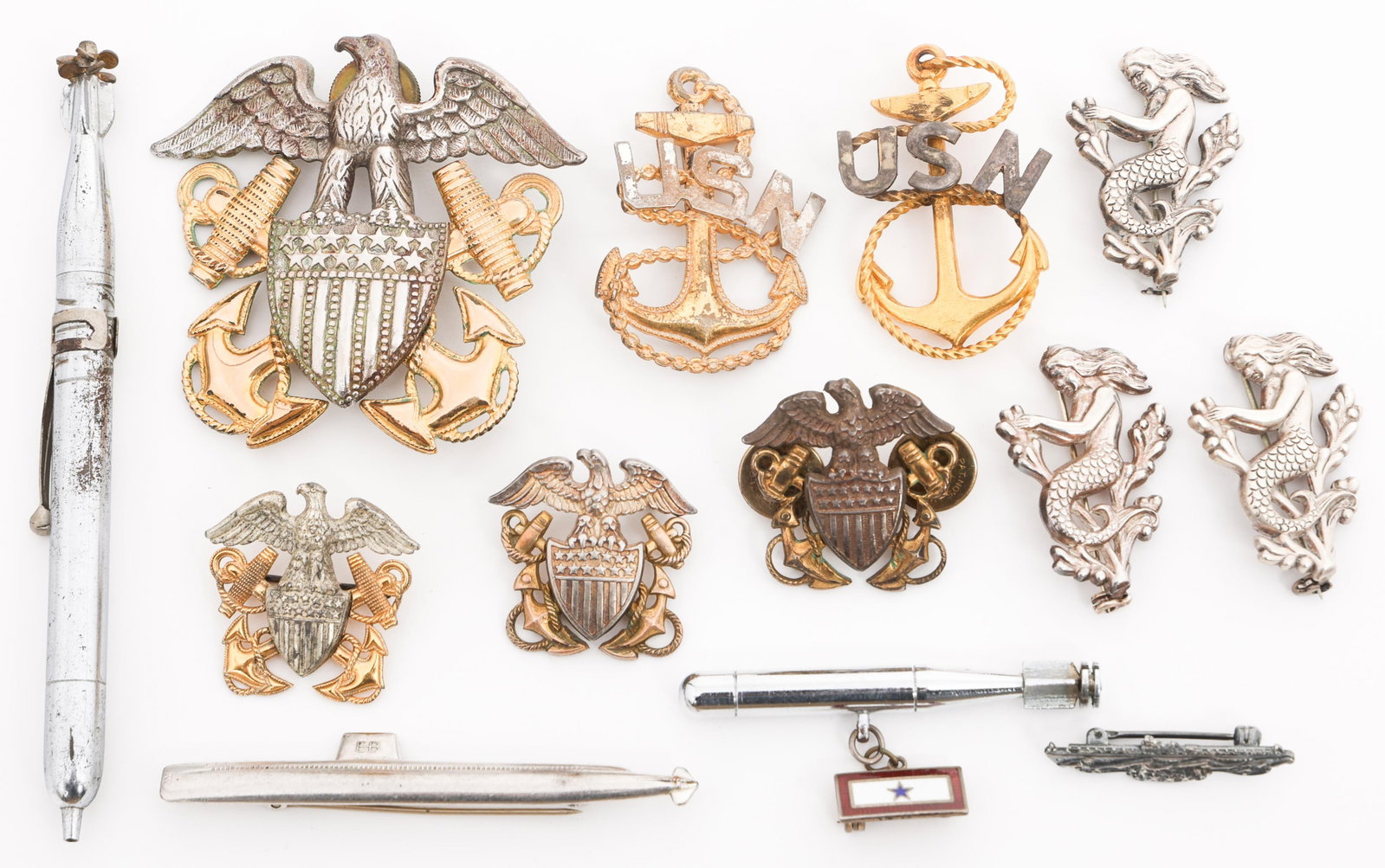 WWII US NAVY SUBMARINER BADGES & INSIGNIA (1 of 12)
