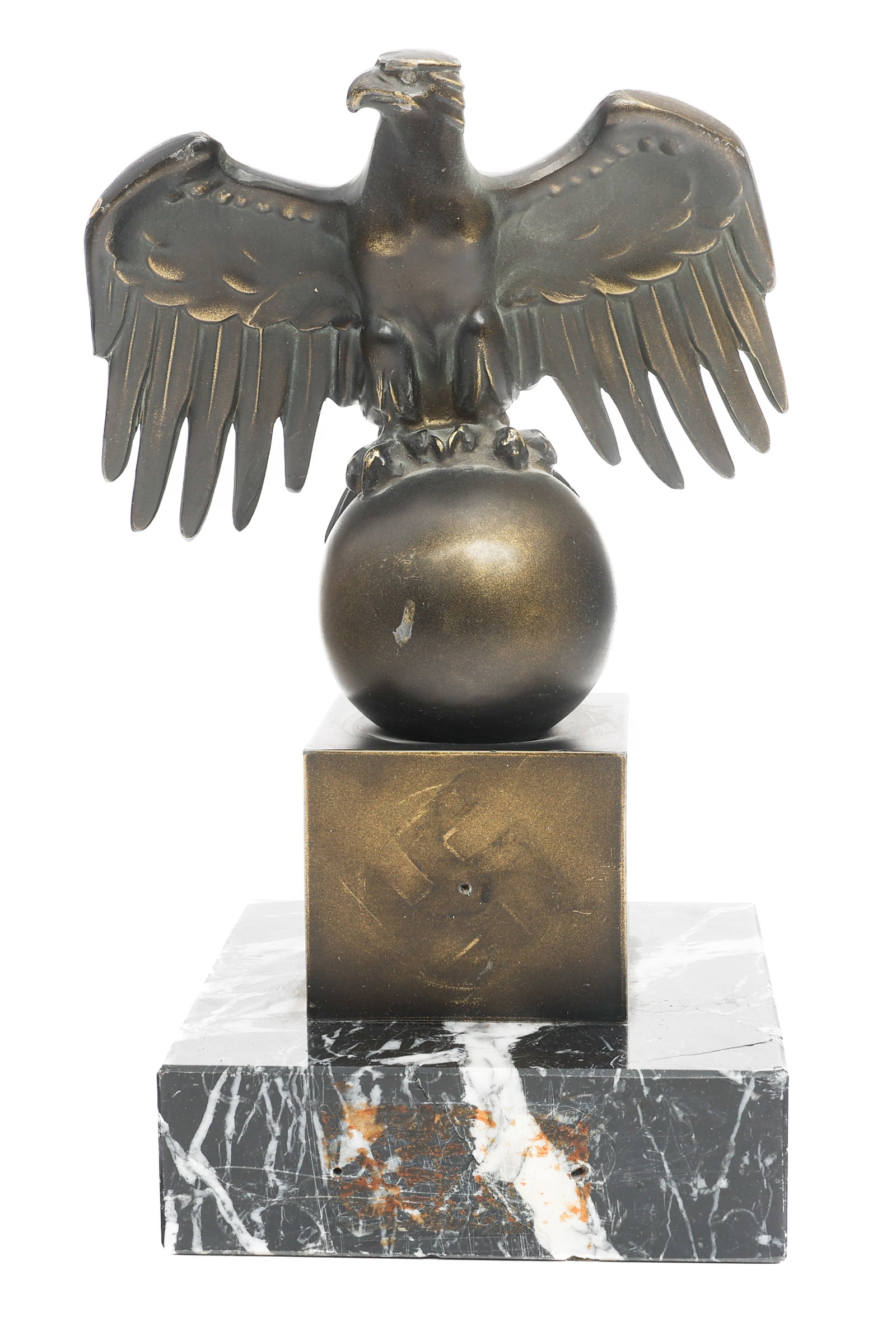 WWII GERMAN EAGLE BRONZE STATUE (1 of 14)