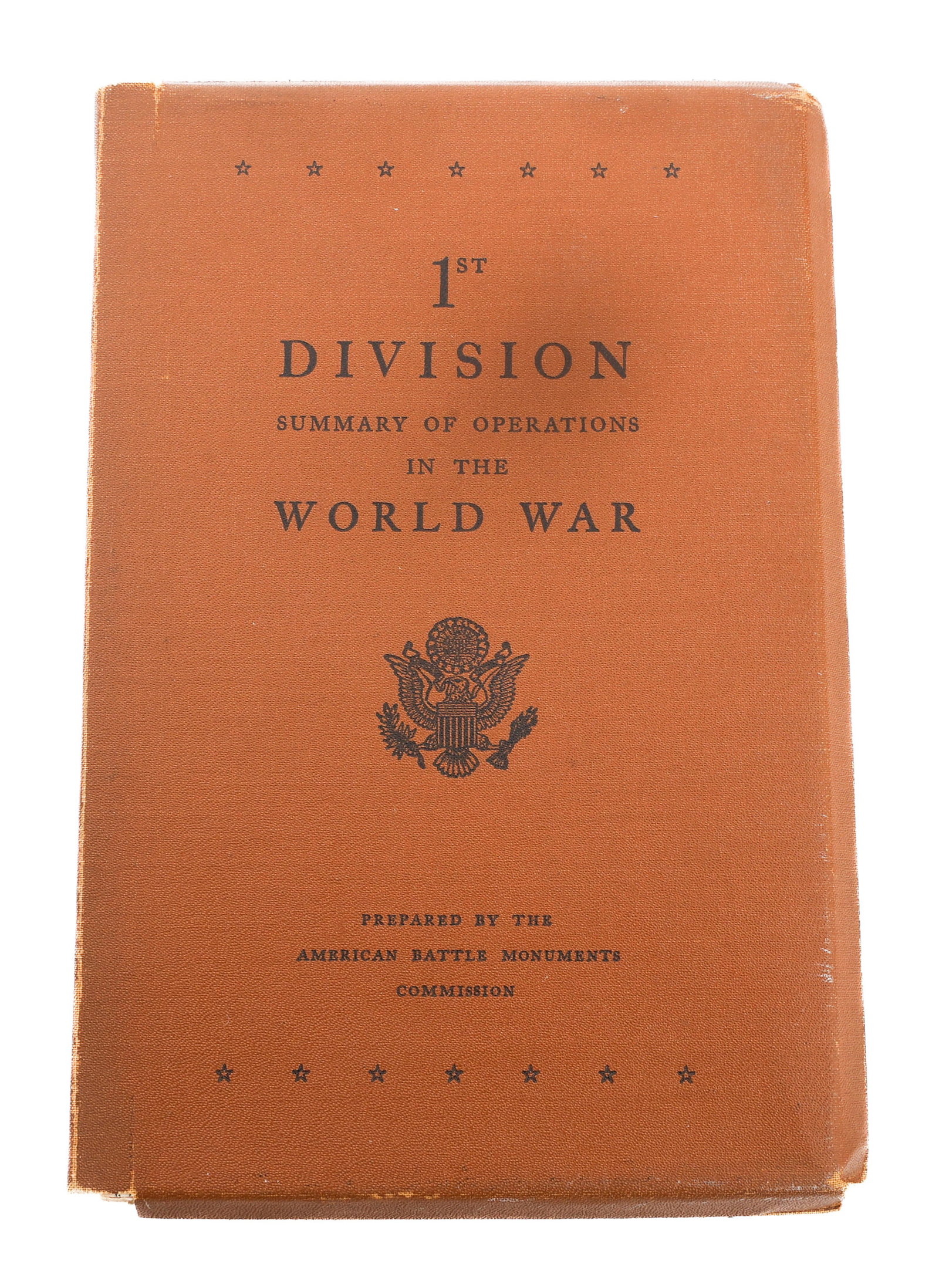 1st DIVISION SUMMARY OF WWI OPERATIONS BOOK 1944 (1 of 18)