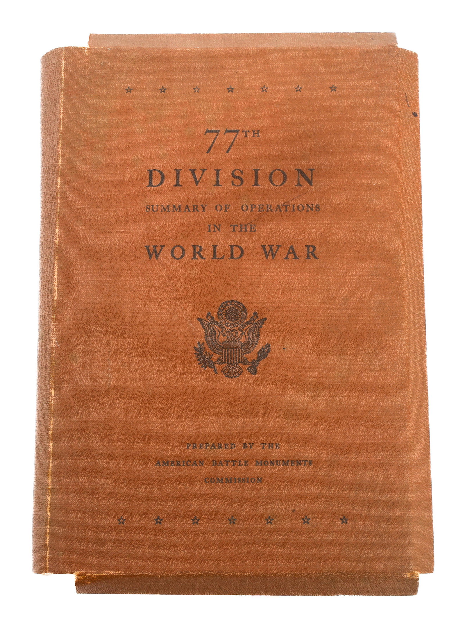 WWI 77TH DIVISION SUMMARY OF OPERATIONS BOOK 1944 (1 of 12)