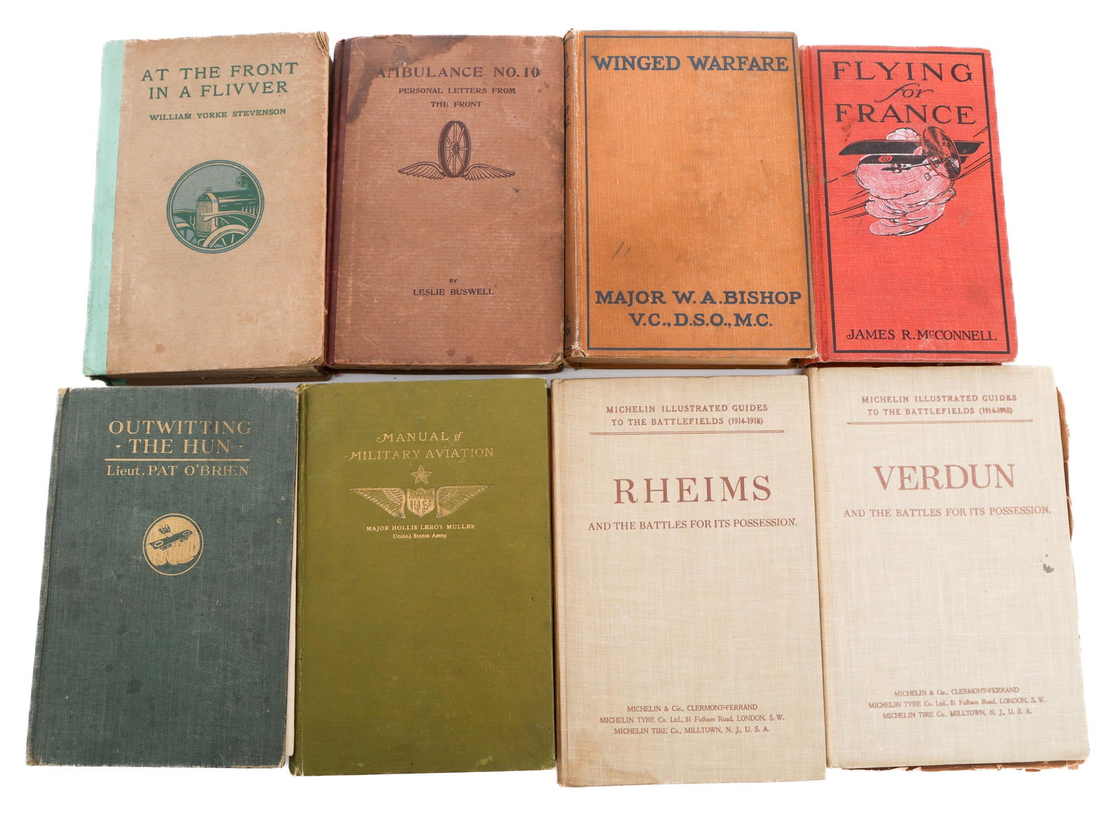 WWI US, FRENCH & CANADIAN AVIATION BOOKS (1 of 11)