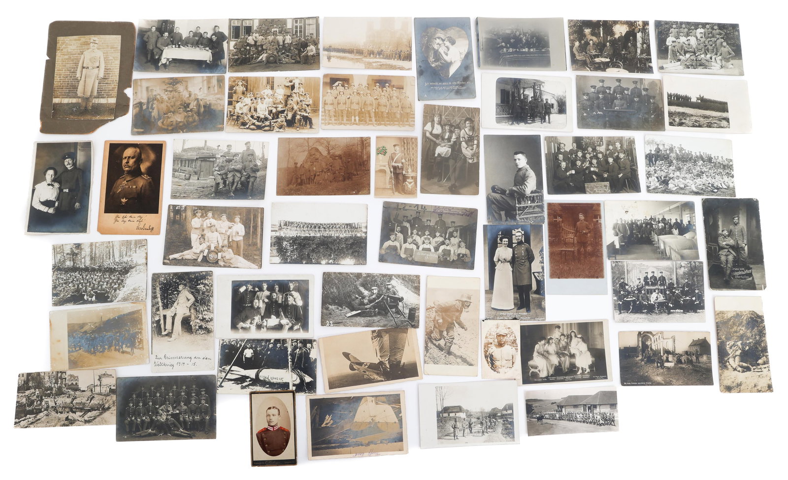 WWI GERMAN ARMY ENLISTED & OFFICER PHOTOS & CARDS (1 of 16)