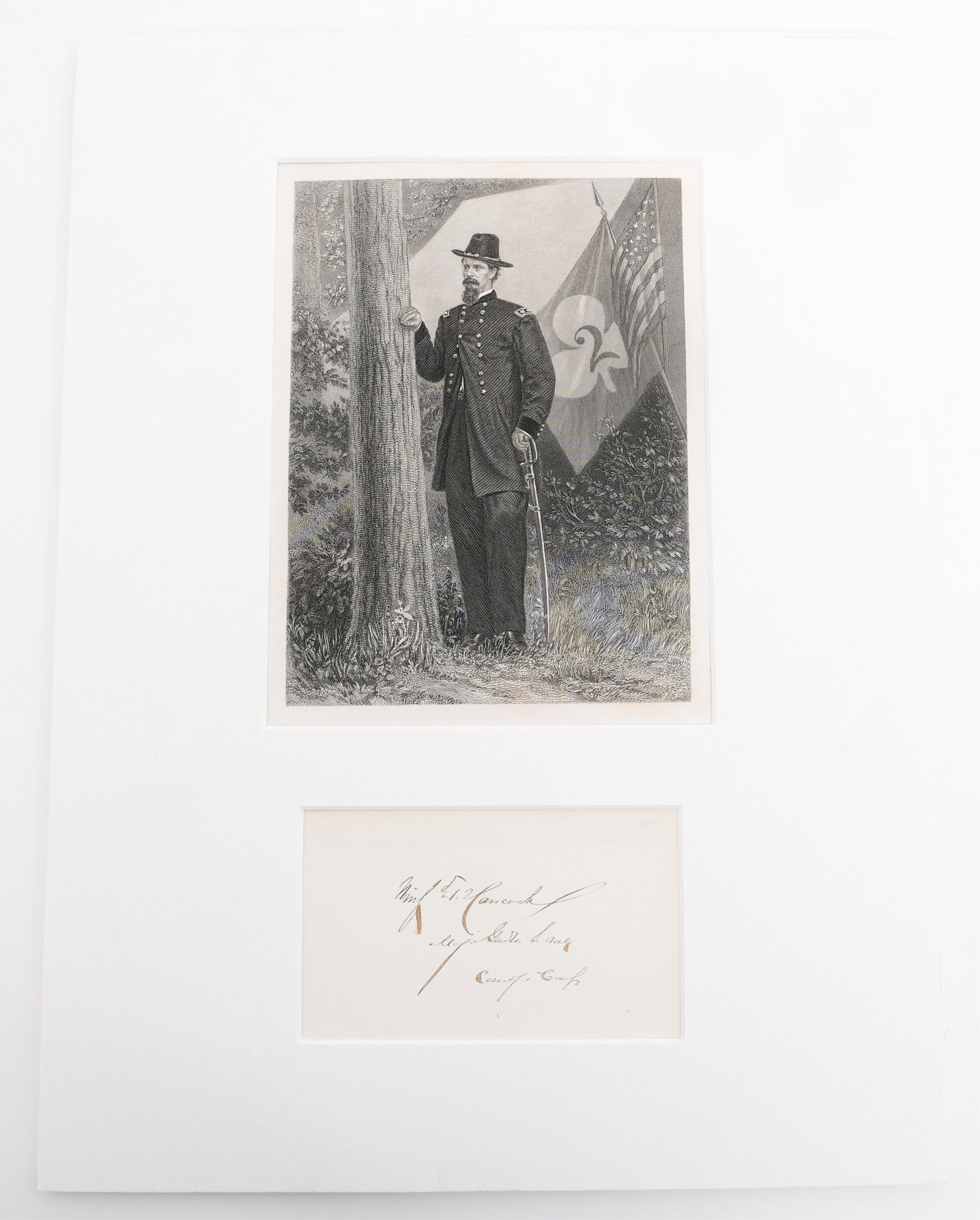 GENERAL WINFIELD S HANCOCK CUT SIGNATURE (1 of 3)