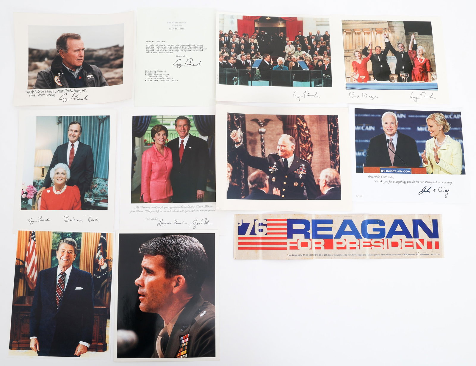 SIGNED US PRESIDENT PHOTOS & POLITICAL MEMORABILIA (1 of 12)