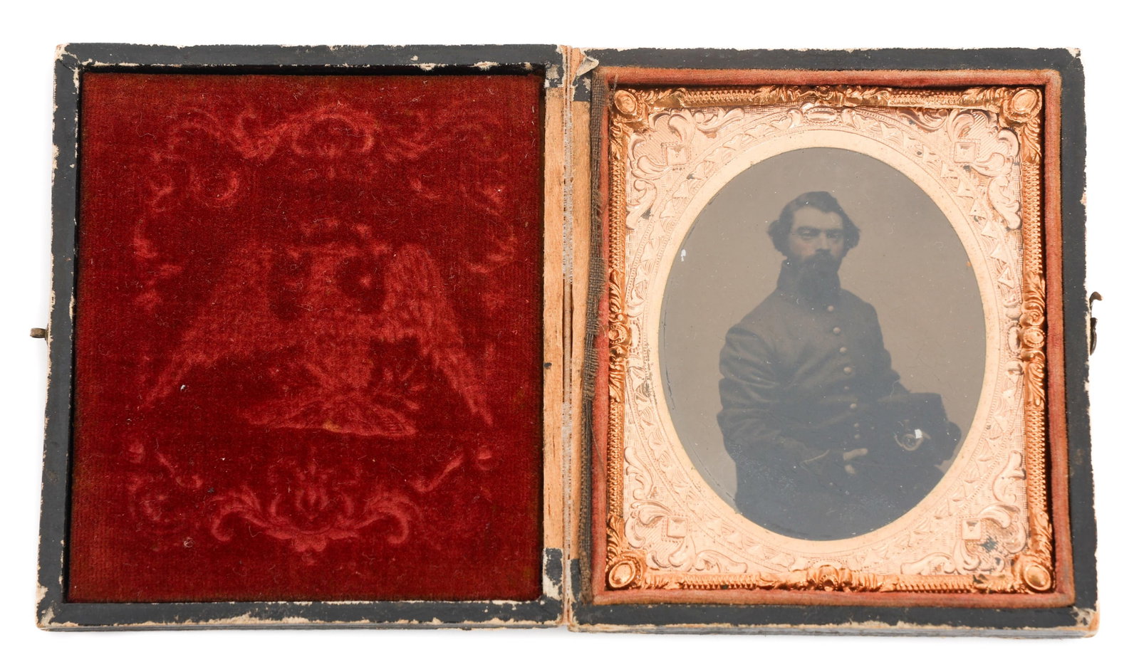 CIVIL WAR UNION ARMY 3rd INFANTRY TINTYPE (1 of 4)