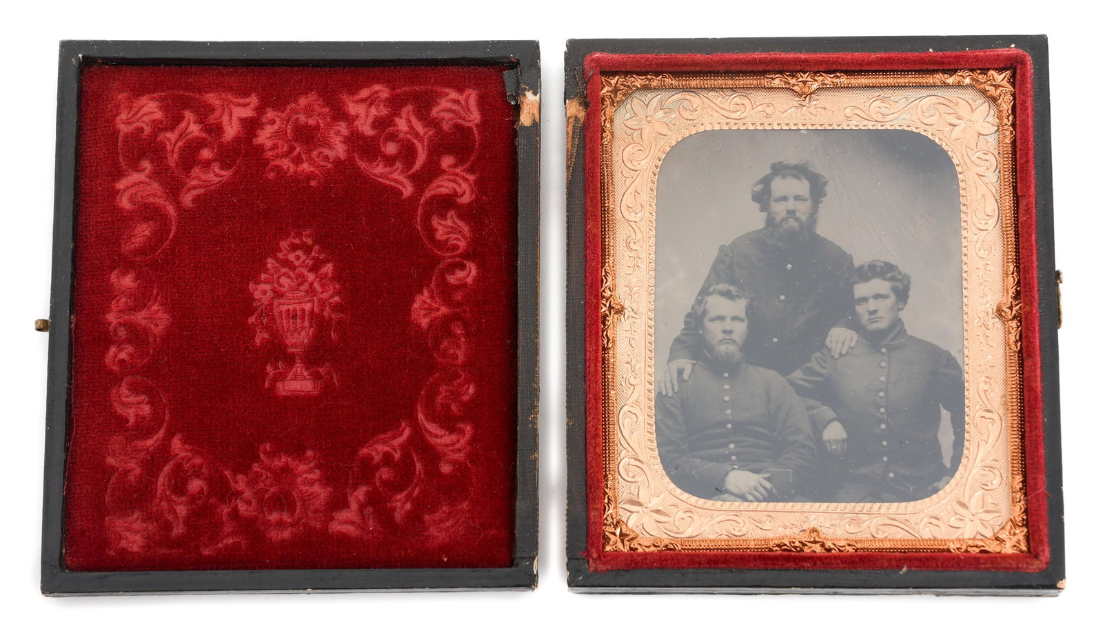 CIVIL WAR UNION ARMY SOLDIERS TINTYPE (1 of 4)
