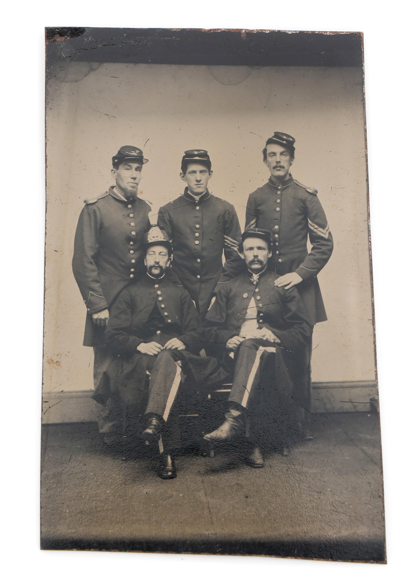 CIVIL WAR UNION ARMY SOLDIERS TINTYPE PHOTO (1 of 3)