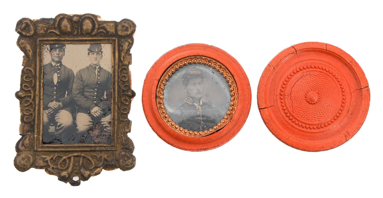 CIVIL WAR UNION ARMY SOLDIERS FRAMED TINTYPES (1 of 6)
