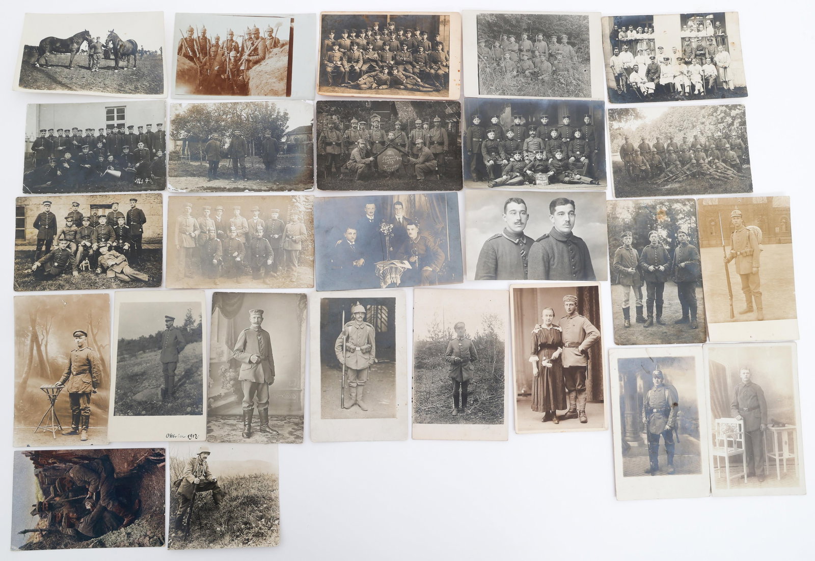 WWI GERMAN ARMY POSTCARDS & PHOTOS (1 of 18)