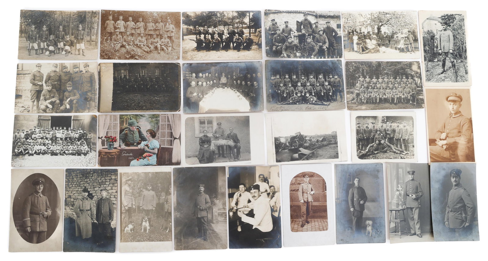 WWI GERMAN ARMY POSTCARDS & PHOTOS (1 of 18)