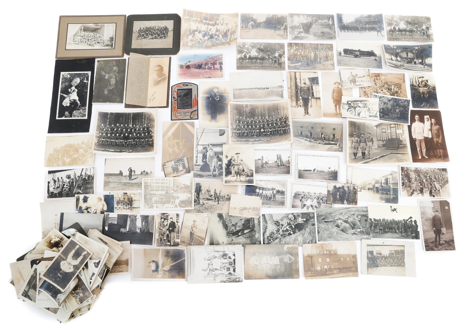 WWI US AEF ENLISTED & OFFICER PHOTOS & POSTCARDS (1 of 19)