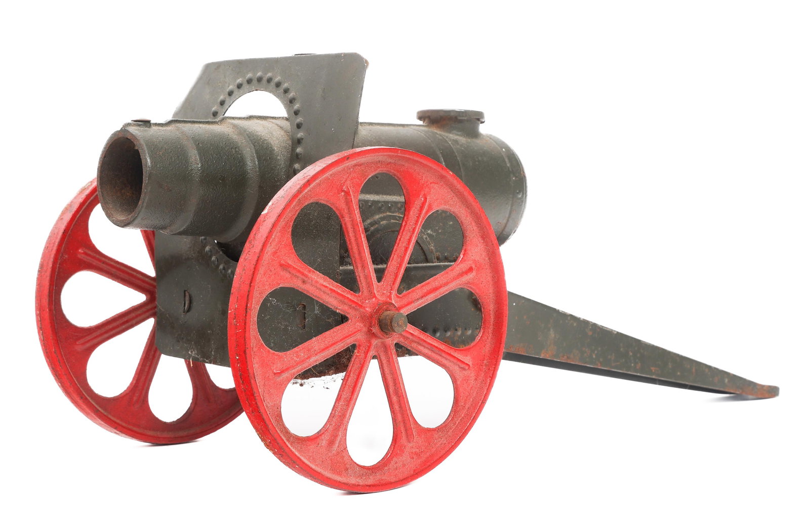 EARLY 20th C. CAST IRON BIG BANG TOY CANNON (1 of 11)