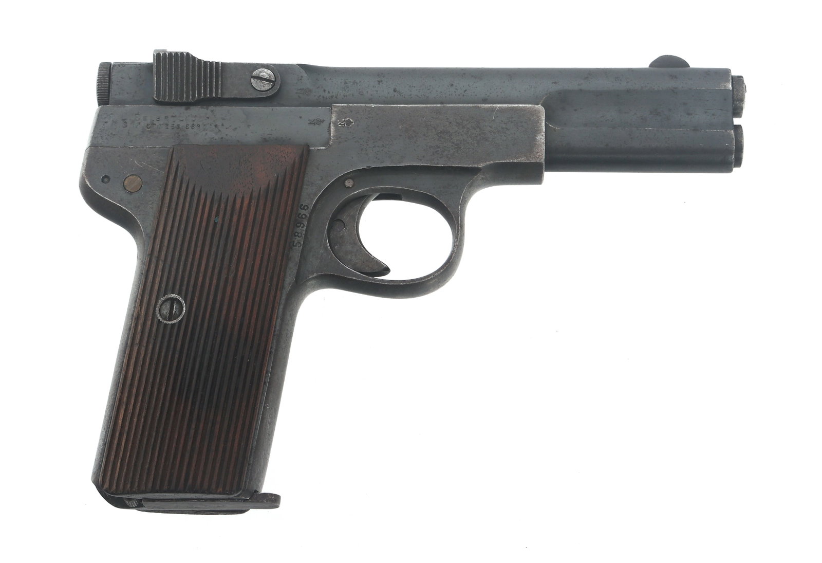 GERMAN LANGENHAN FL SELBSTADLER 7.65mm PISTOL (1 of 13)