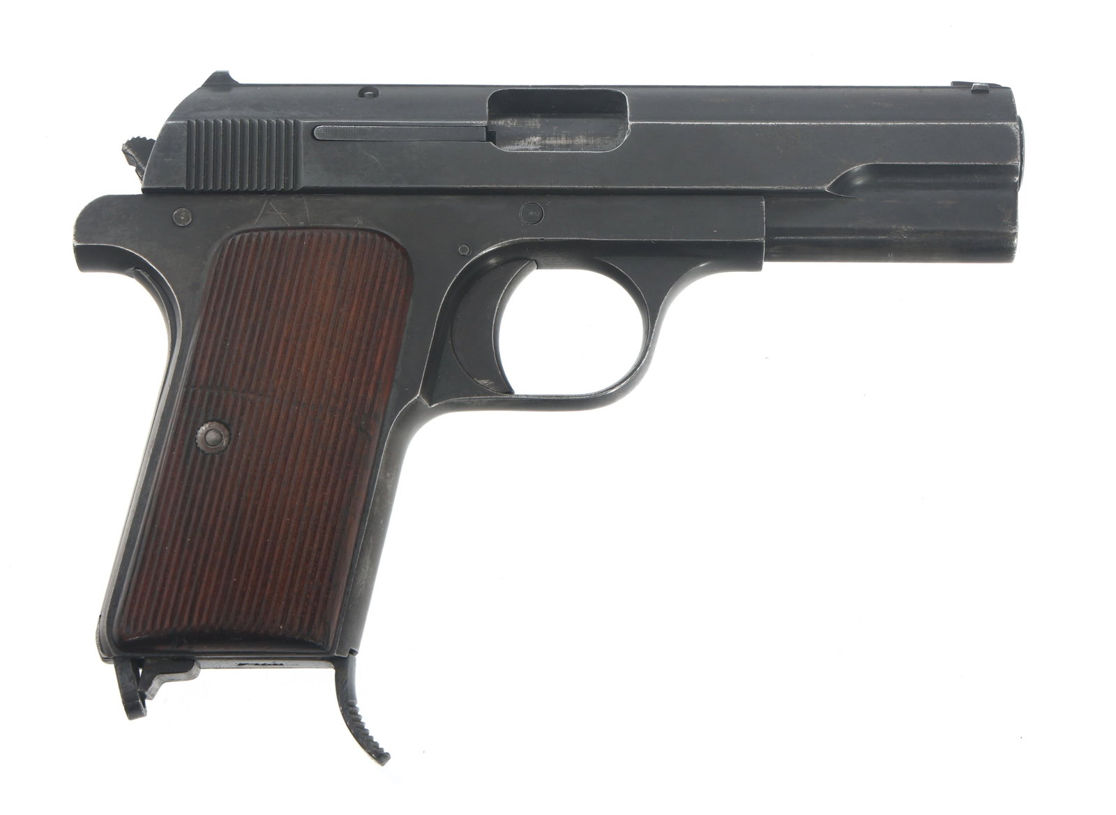 HUNGARIAN FEG MODEL 37M .380 ACP CALIBER PISTOL: HUNGARIAN FEG MODEL 37M .380 ACP CALIBER PISTOL Hungarian FEG Model 37M .380 caliber semi automatic pistol. No import stamp. Blued finish. Wood grips. One magazine. Caliber / Gauge: 380 ACP Barrel Len