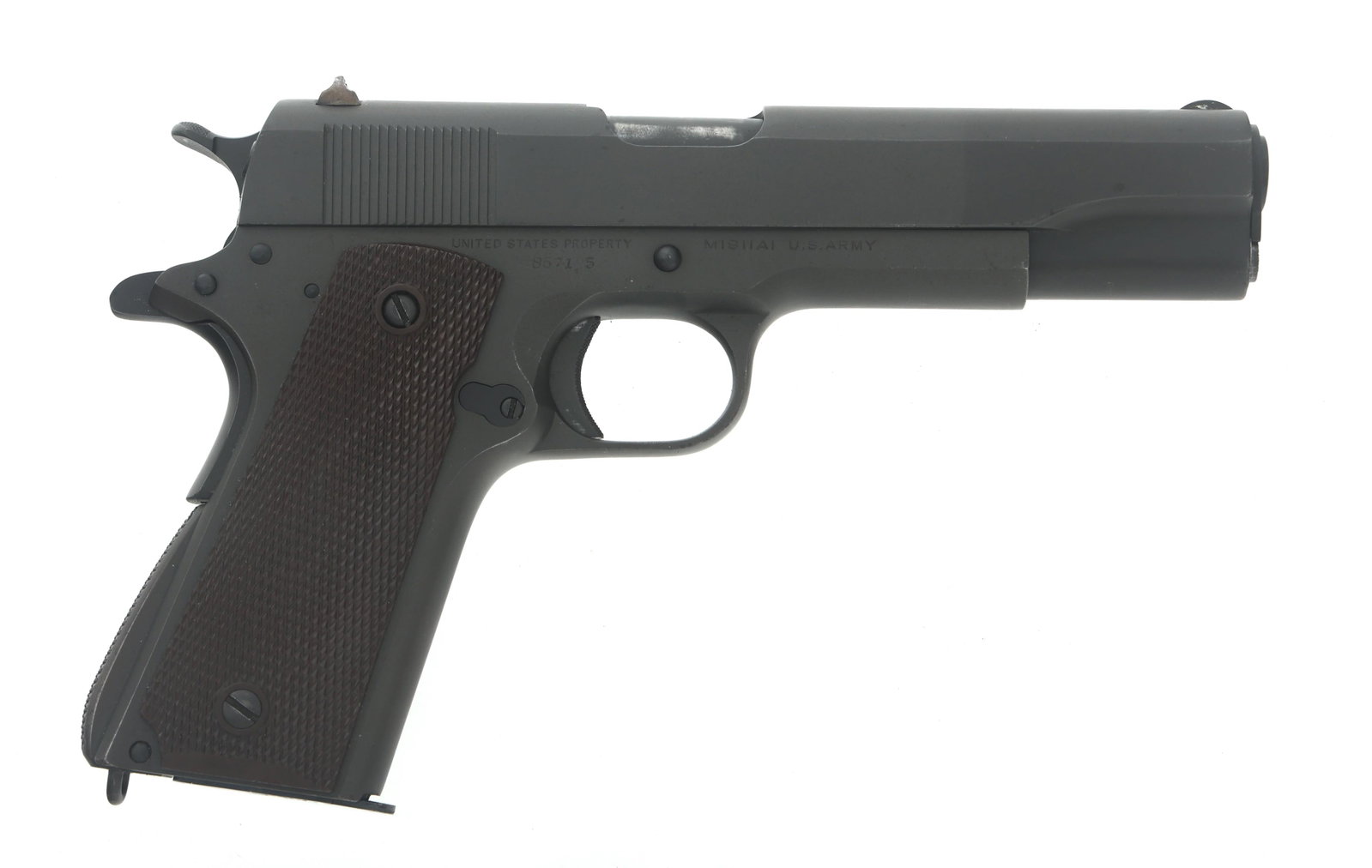 WWII US COLT MODEL 1911A1 .45 ACP CALIBER PISTOL (1 of 16)