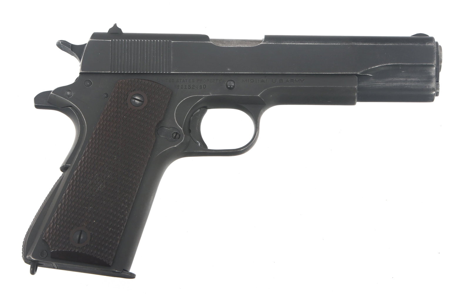 WWII US COLT MODEL 1911A1 .45 ACP CALIBER PISTOL (1 of 17)