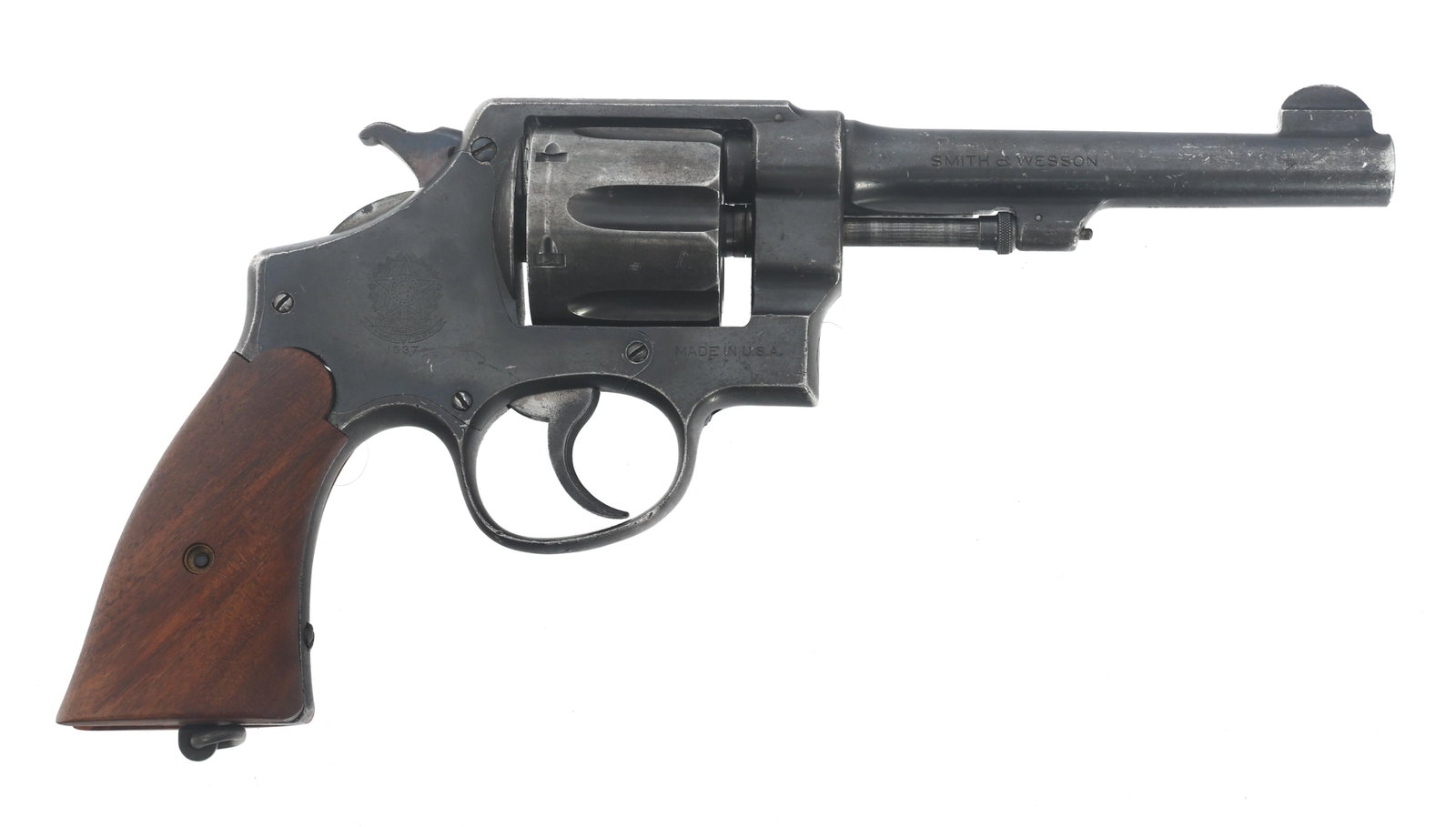 BRAZIL CONTRACT SMITH & WESSON MODEL 1917 REVOLVER (1 of 15)
