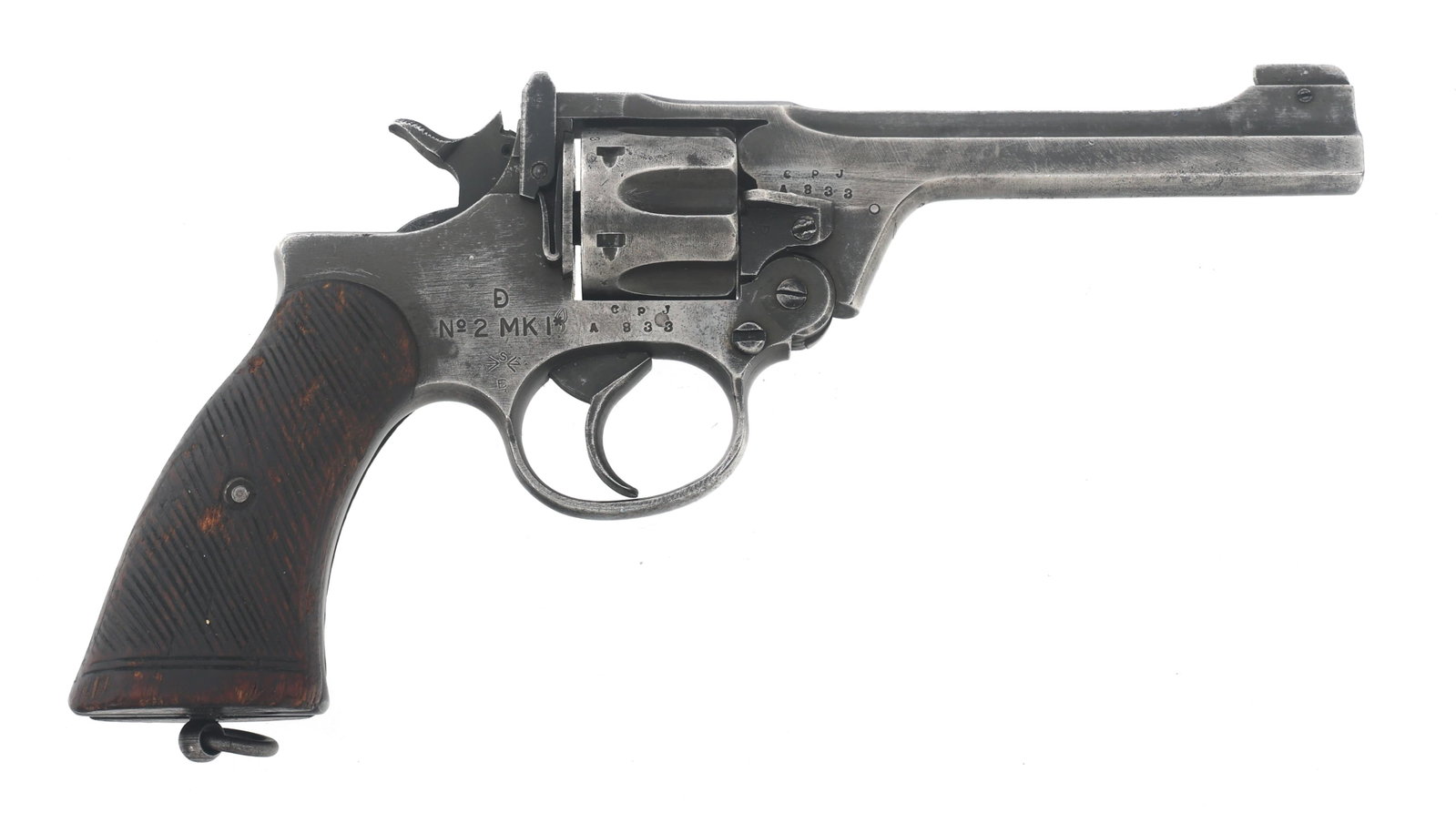 BRITISH ENFIELD NO 2 MKI* 38-200 CALIBER REVOLVER (1 of 12)