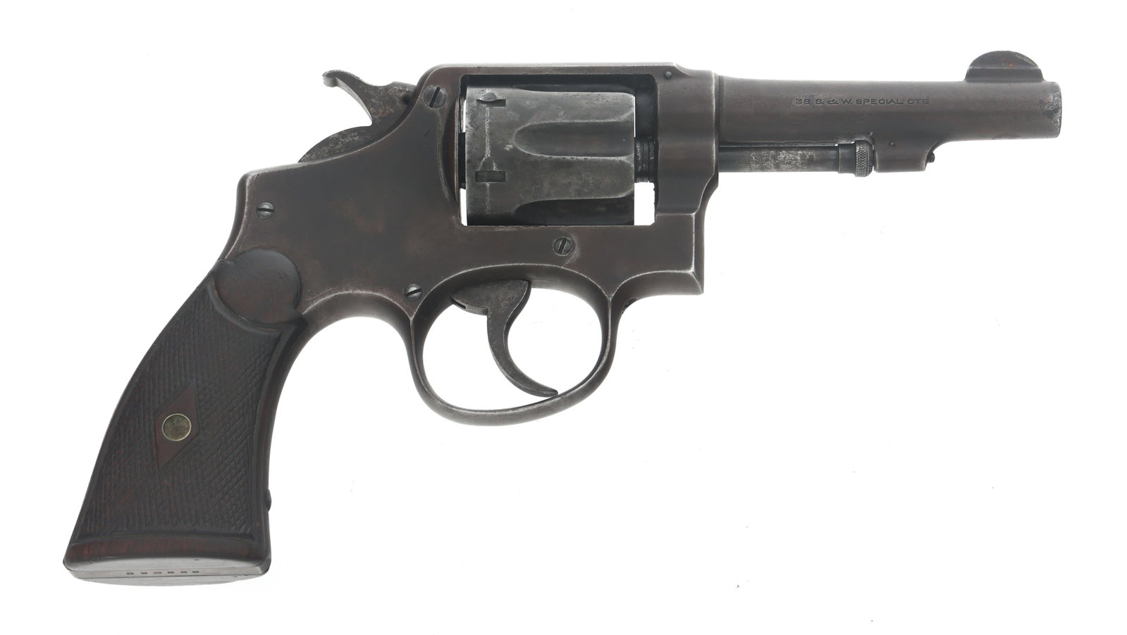 SMITH & WESSON MODEL OF 1905 4th CHANGE REVOLVER (1 of 14)