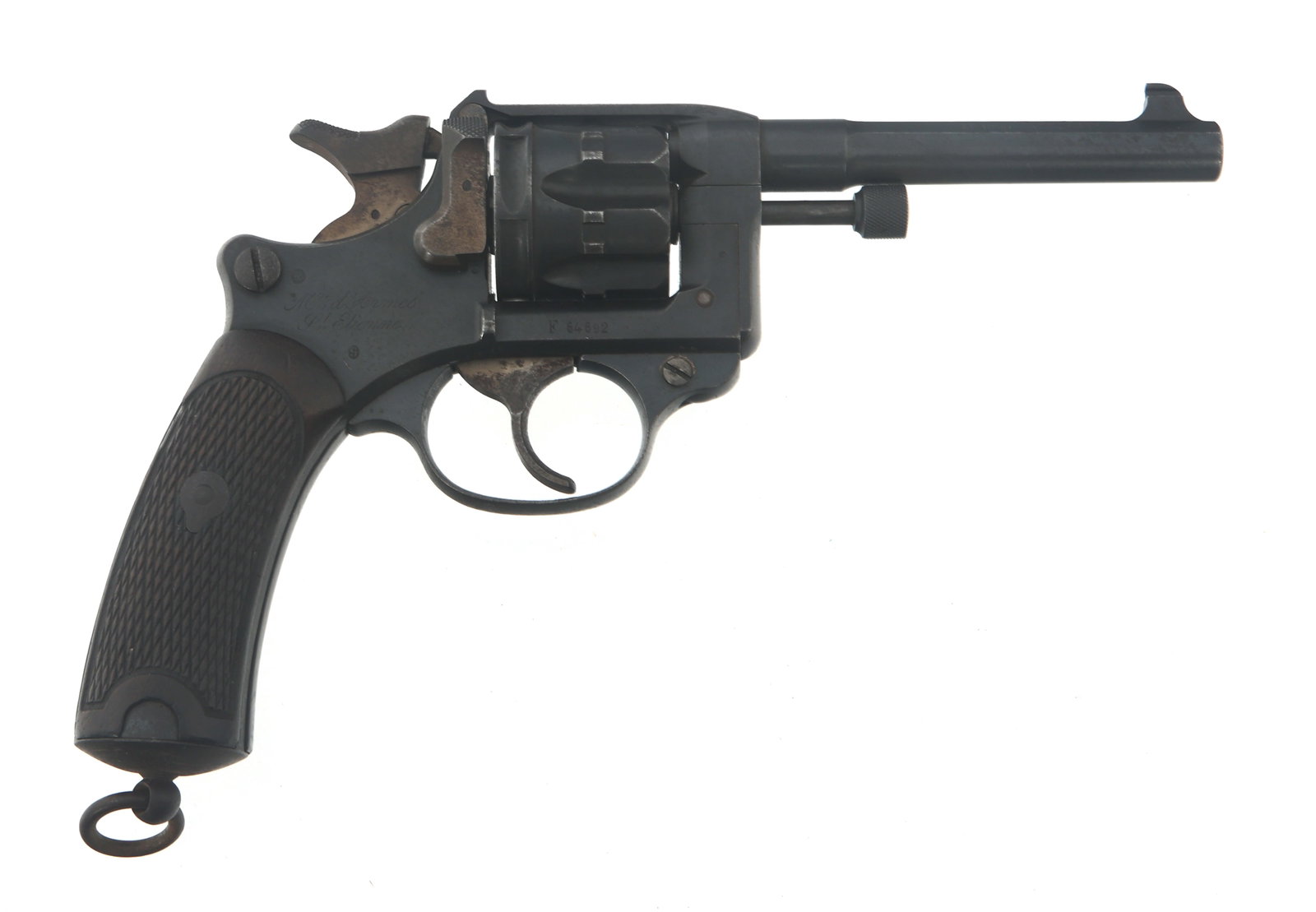 FRENCH ST. ETIENNE MODEL 1892 8mm REVOLVER (1 of 12)