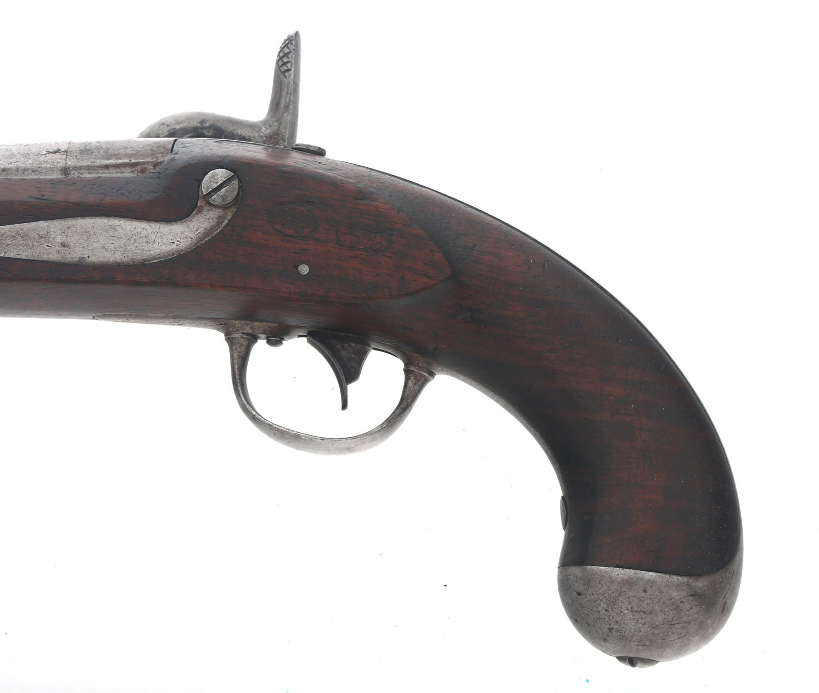 US MODEL 1836 .54 CALIBER CONVERSION PISTOL - 8