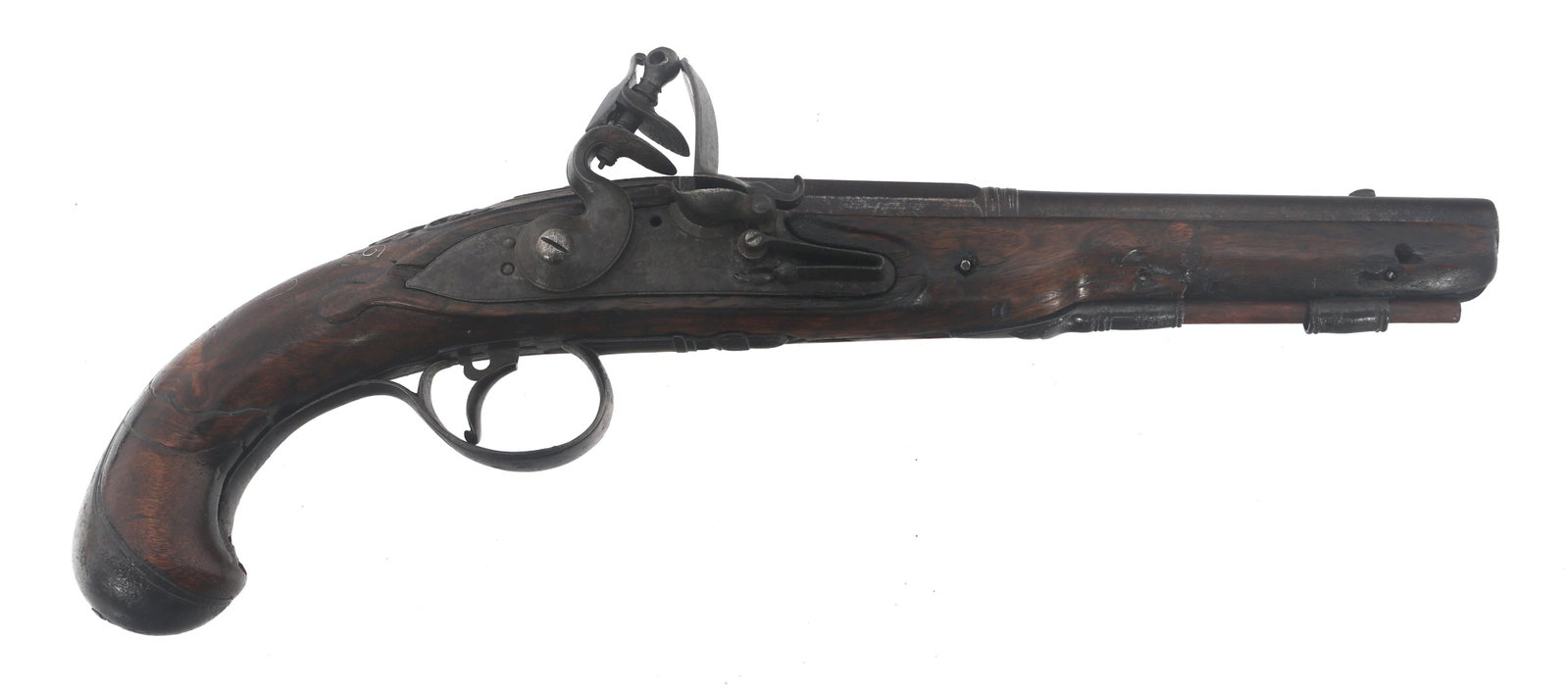 FRENCH LAMBERT .58 CALIBER FLINTLOCK PISTOL (1 of 12)
