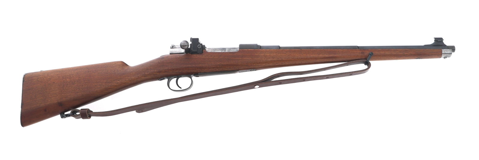 SPORTERIZED BRAZILIAN LOEWE 1894 6.5x55mm CARBINE (1 of 11)