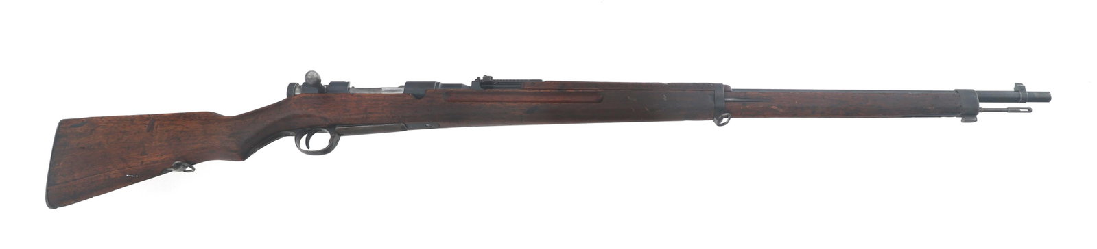 WWI AUSTRALIAN LITHGOW MODEL SHTLE III .303 RIFLE: WWI AUSTRALIAN LITHGOW MODEL SHTLE III .303 RIFLE 1917 WWI Australian Lithgow Model ShtLE III .303 British caliber bolt action Lee-Enfield rifle. No visible import marks. Right side of receiver collar