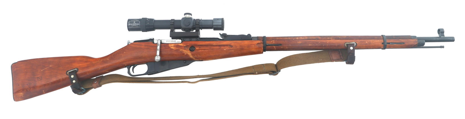 RUSSIAN IZHEVSK MODEL 91/30 7.62x54mmR RIFLE: RUSSIAN IZHEVSK MODEL 91/30 7.62x54mmR RIFLE Russian Izhevsk Model 91/30 7.62x54mmR rifle. Serial number matches on barrel, bolt, floor plate, and butt plate. Number 2 stamped on top of butt stock. Mo