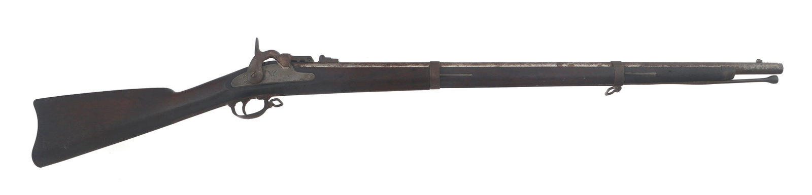 MILLER CONVERSION PARKERS' SNOW M1861 58 CAL RIFLE (1 of 11)