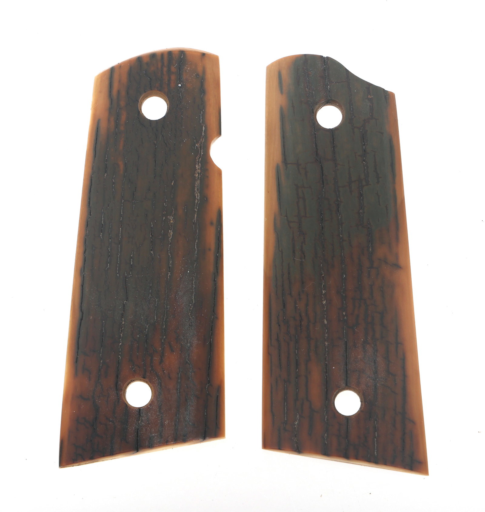 MAMMOTH IVORY GRIPS FOR COLT OFFICER'S PISTOLS (1 of 2)