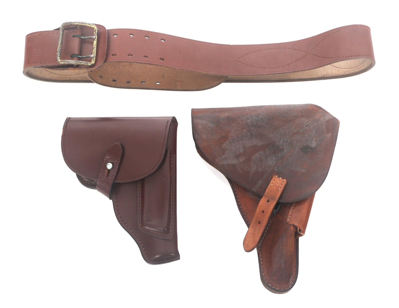 WWII GERMANY PPK AND P08 PISTOL HOLSTERS (1 of 8)