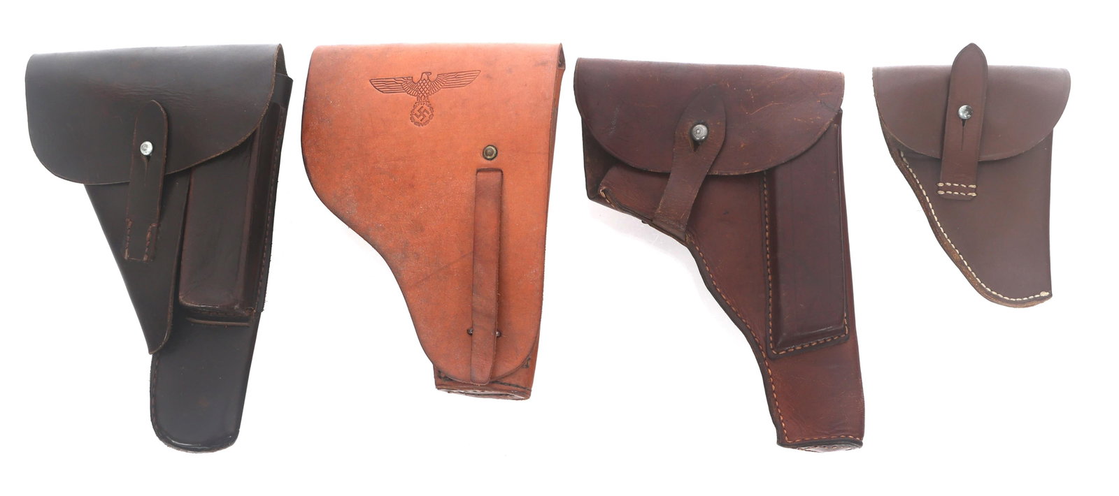 WWII LEATHER PISTOL HOLSTERS (1 of 12)