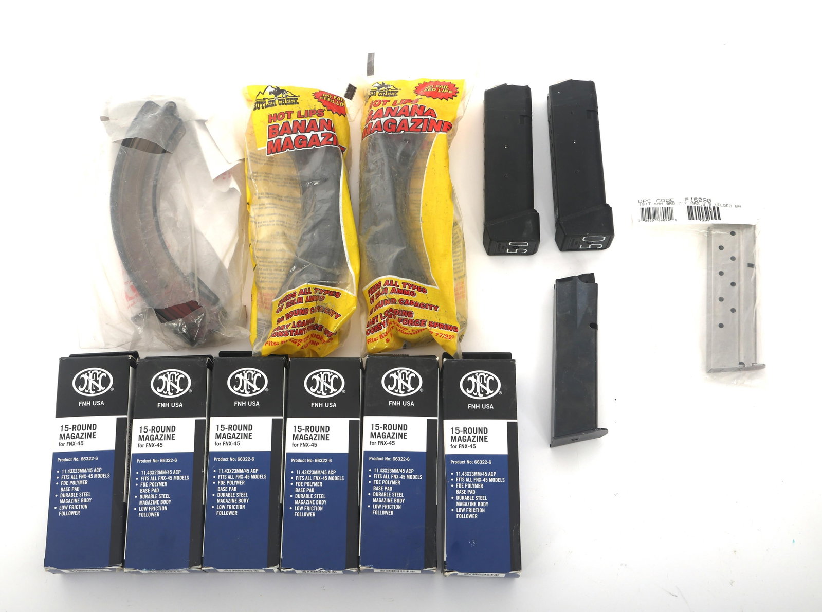 9mm, .22 & .45 CALIBER RIFLE AND PISTOL MAGAZINES (1 of 4)