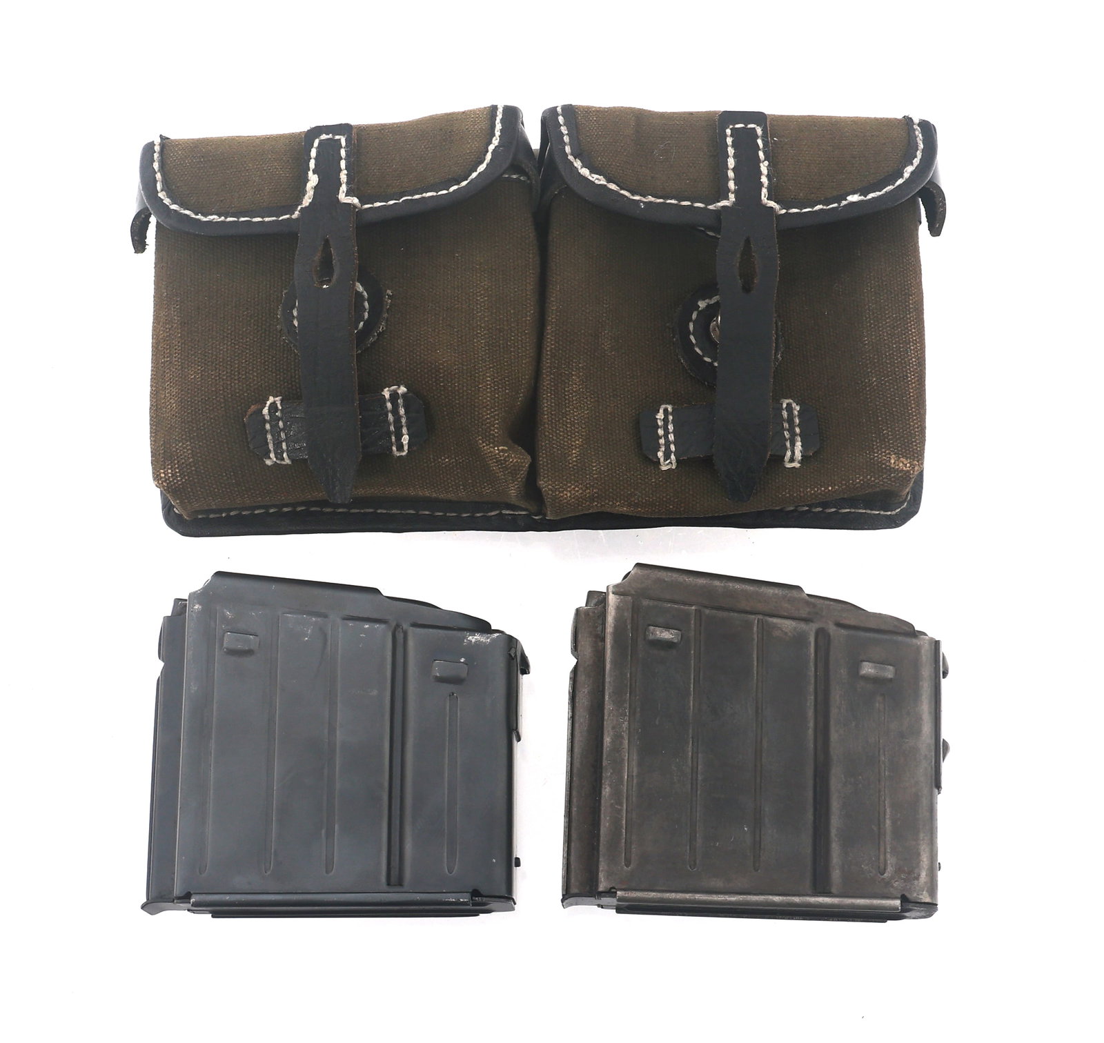 WWII GERMAN G43 / K43 MAGAZINES AND POUCH (1 of 7)