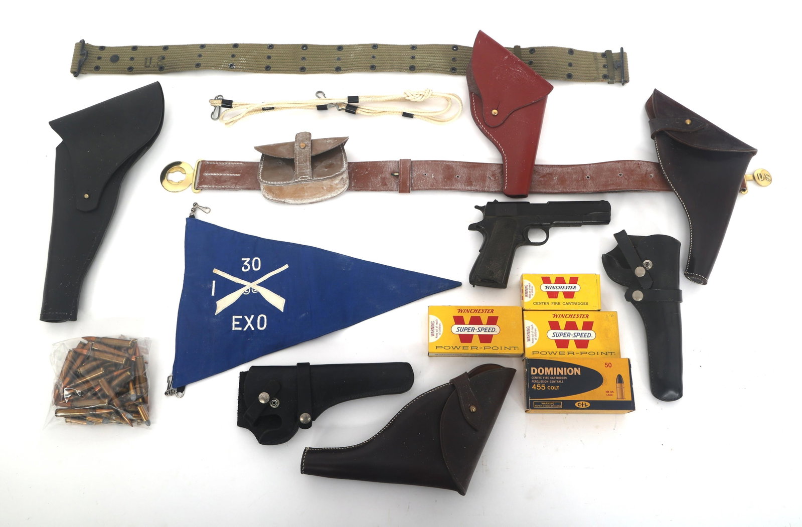 HANDGUN HOLSTERS, AMMUNITION, AND BELTS (1 of 6)