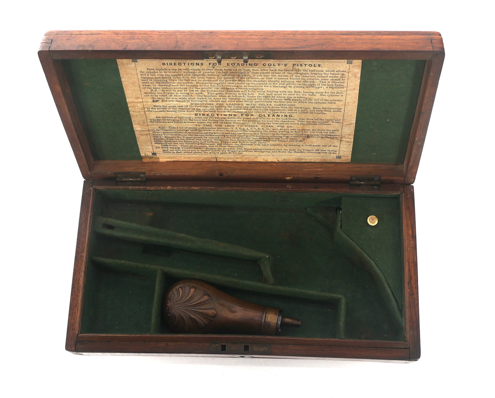 WOODEN BOX FOR COLT POCKET MODEL REVOLVER (1 of 5)