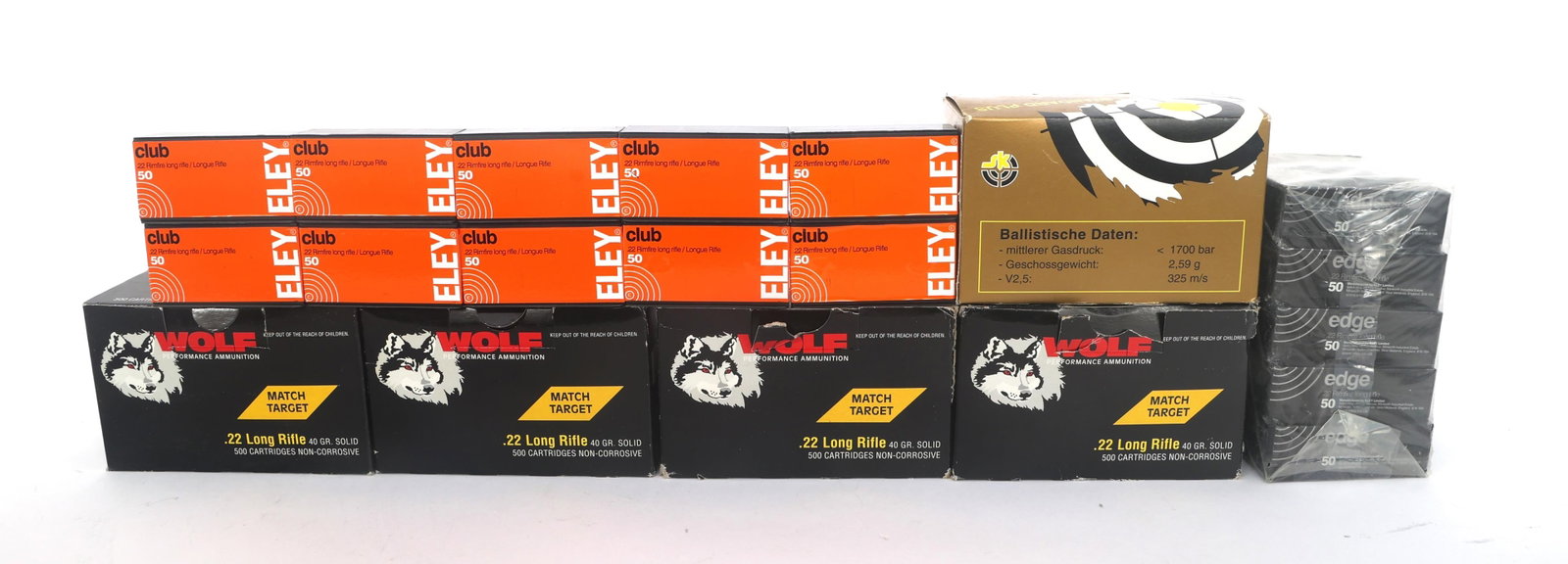 22 LR AMMUNITION - 3500 ROUNDS (1 of 4)