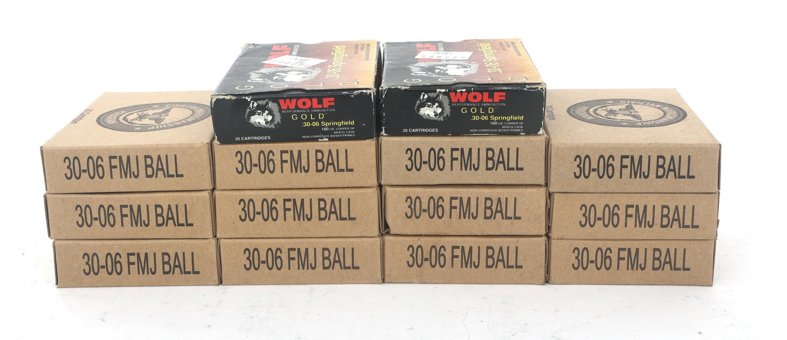 30-06 CALIBER RIFLE AMMUNITION - 15 POUNDS TGW (1 of 3)