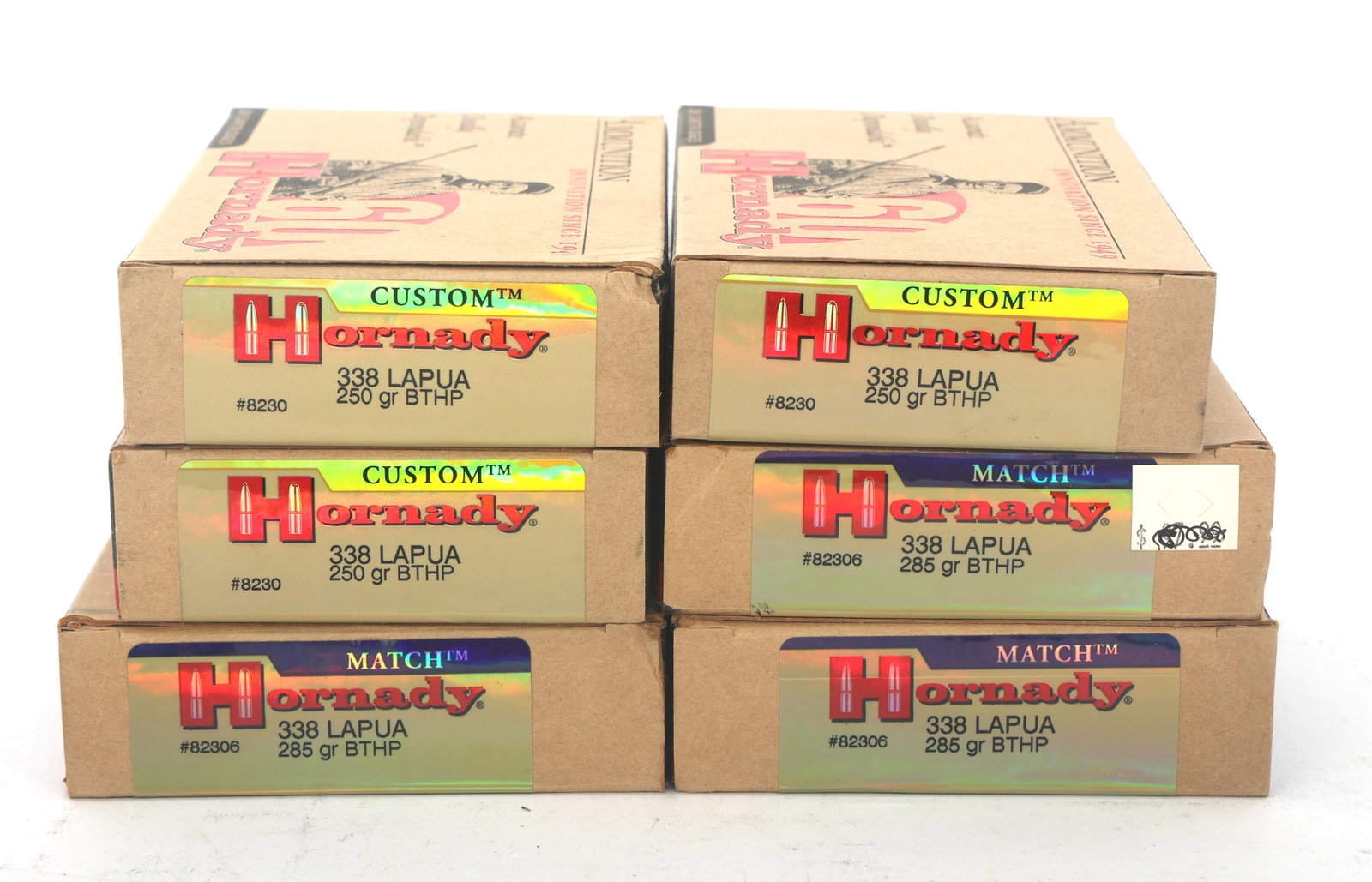 338 LAPUA RIFLE AMMUNITION 120 ROUNDS: 338 LAPUA RIFLE AMMUNITION 120 ROUNDS 338 Lapua rifle ammunition 120 rounds. Caliber / Gauge: 338 Lapua Weight: 13 Pounds