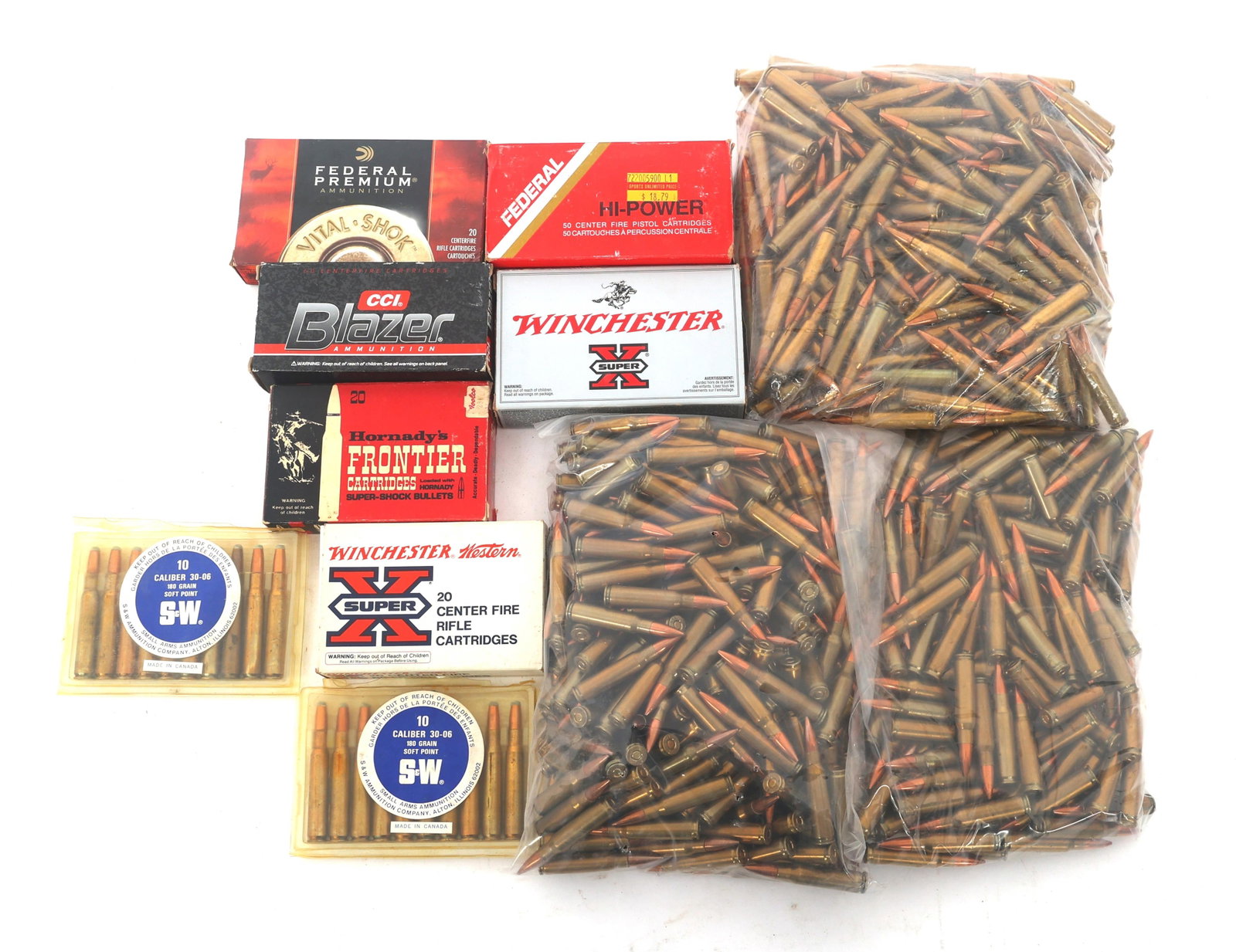 RIFLE and PISTOL AMMUNITION - 40 POUNDS TGW (1 of 6)
