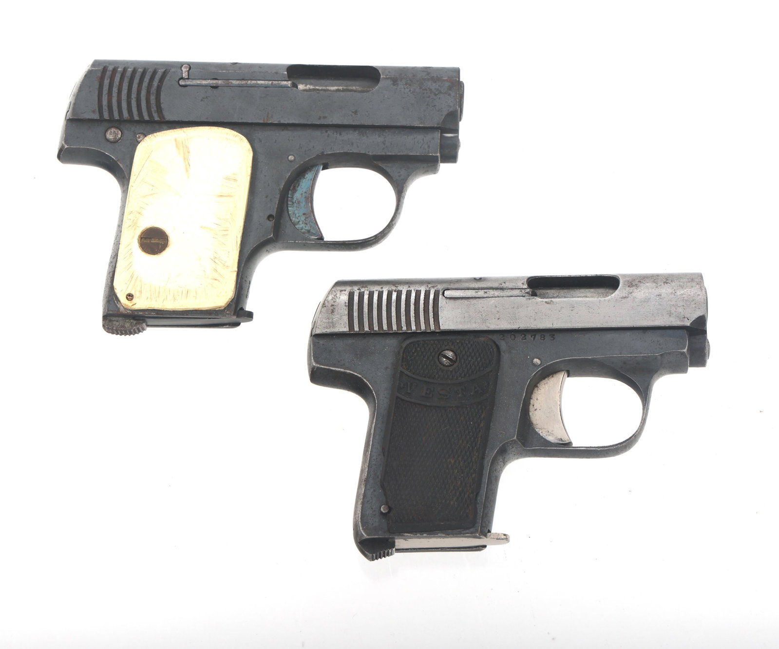 SPANISH 6.35mm CALIBER SEMI AUTOMATIC PISTOLS (1 of 5)
